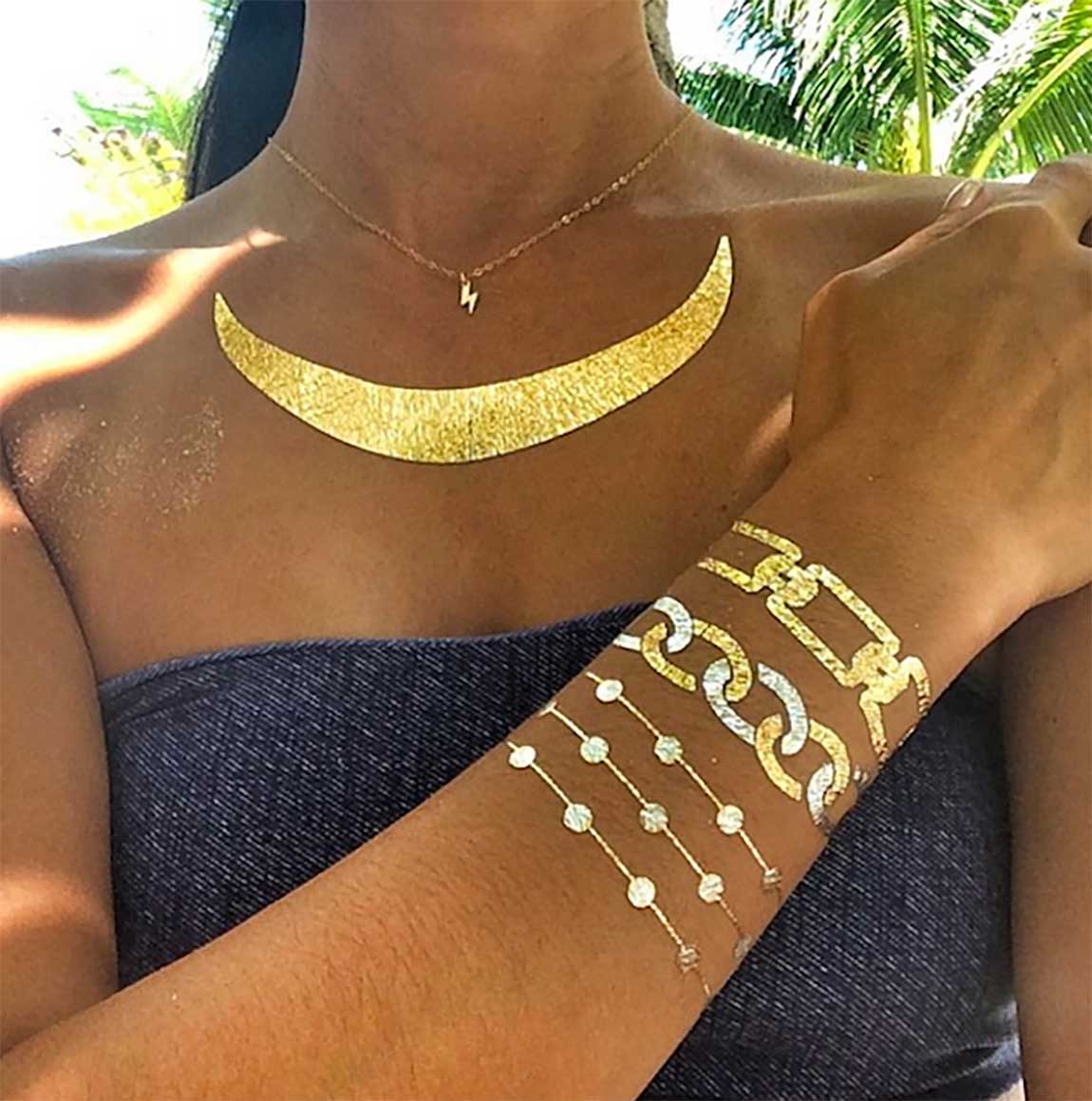 Flash Tattoo Necklace: This New Trend Combines Jewelry And Tattoos